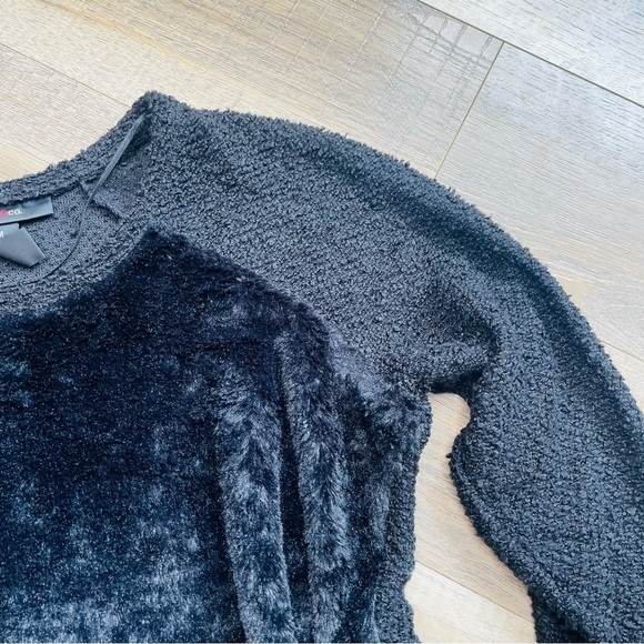 Style & Co. Mixed Media Faux Fur Sweater - Picture 3 of 6